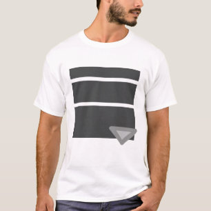 Minimalistische Linienkunst T-Shirt