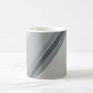 Minimalistische Linienmuster Tasse schlanke Design