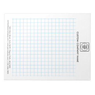 Minimalistische Logo-Firma Graph Memo Notizblock