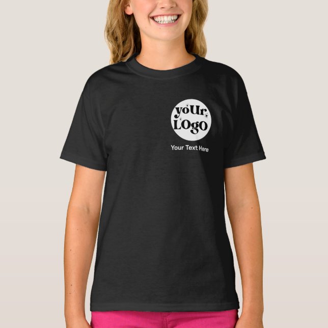 Minimalistische Logos und Texte T-Shirt (Vorderseite)