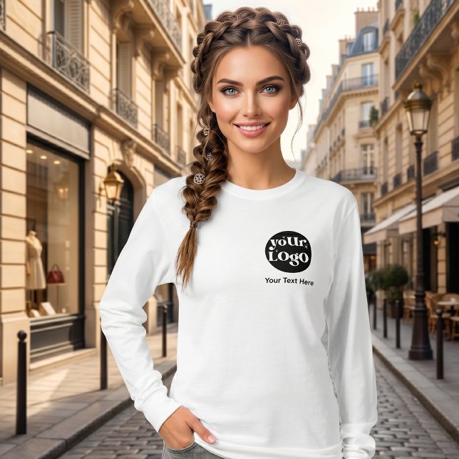 Minimalistische Logos und Texte T-Shirt (Von Creator hochgeladen)