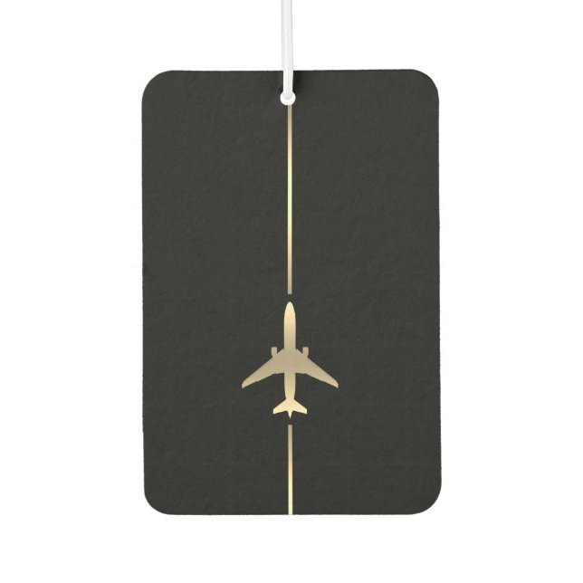Minimalistische Luftfahrt Autolufterfrischer (Vorderseite)