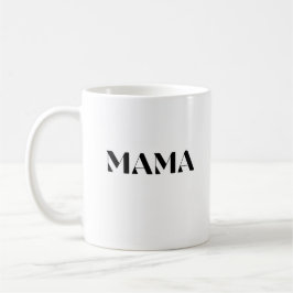 Minimalistische Mama-Tasse - Geschenke für Mama Kaffeetasse
