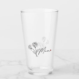 Minimalistische Mama Tumbler mit Herz