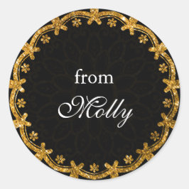 Minimalistische Mandala Sticker für den Black & Go