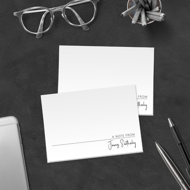 Minimalistische Maskuline Schwarz und Weiß Einfach (Von Creator hochgeladen)