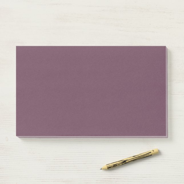 Minimalistische Matte Plum Post-It-Notes Post-it Klebezettel (Auf Schreibtisch)