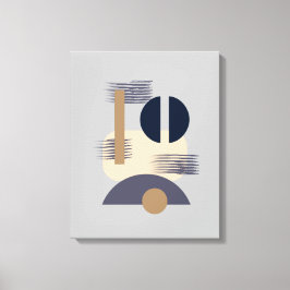 Minimalistische meditative einfarbige Leinwand Art