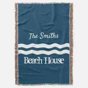 Minimalistische Meereswellen Nautische Küste Decke