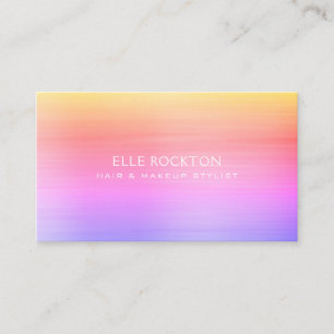 Minimalistische Miami Pink Ipanema Business Card Visitenkarte