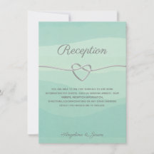 Minimalistische Minze & Silver Wedding Reception C