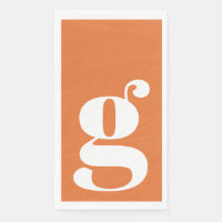 Minimalistische Mit Monogramm Initial Bold Burnt O