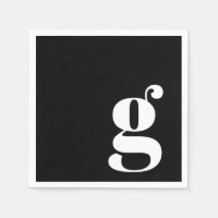 Minimalistische Mit Monogramm initiale Retro Schwa