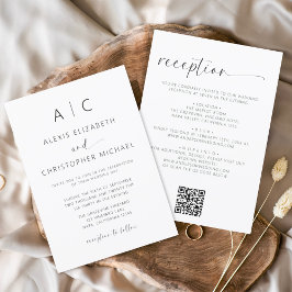 Minimalistische Mittelausstattung in einem QR-Code