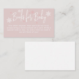 Minimalistische, moderne Baby Girl Dusche Begleitkarte