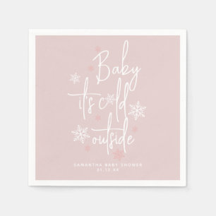 Minimalistische, moderne Baby Girl Dusche Serviette