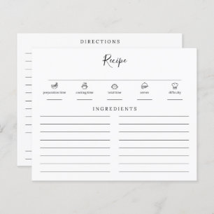 Minimalistische moderne Brautparty Beilage Rezept-