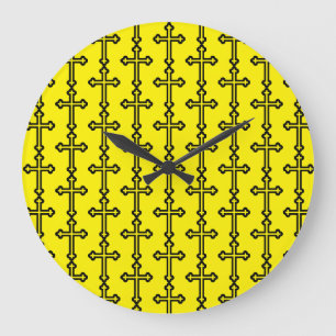 Minimalistische moderne christliche Symbolkunst de Große Wanduhr