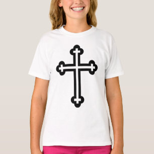 Minimalistische moderne christliche Symbolkunst de T-Shirt
