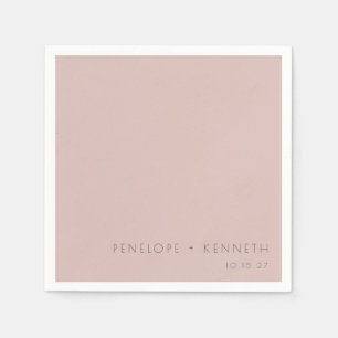 Minimalistische, moderne, einfache, stürmische Blu Serviette