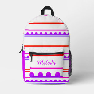 Minimalistische, moderne, farbenfrohe Polka Dot Li Bedruckter Rucksack