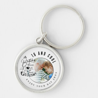 Minimalistische moderne Geburtstagsgeschenke für E Schlüsselanhänger