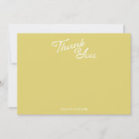 Minimalistische moderne gelbe Retro-Schrift Baby S