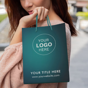 Minimalistische moderne Geschäftsgeschenktasche Mittlere Geschenktüte