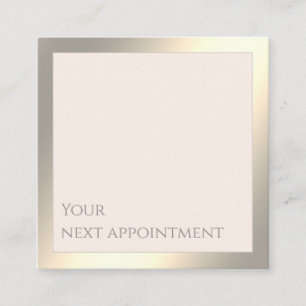 Minimalistische, moderne Goldfolie Terminkarte