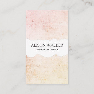 Minimalistische moderne Grunge Visitenkarte