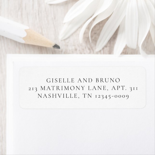Minimalistische Moderne Hochzeit (Insitu)