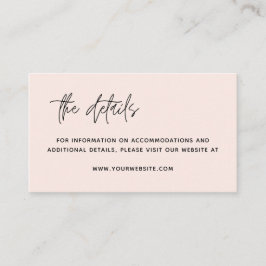 Minimalistische, moderne Hochzeitsdetails - Eintri Platzkarte