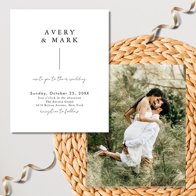 Minimalistische moderne Hochzeitskalligrafie (Von Creator hochgeladen)