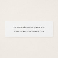 Minimalistische, moderne Hochzeitswebkarten