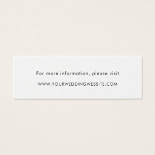 Minimalistische, moderne Hochzeitswebkarten