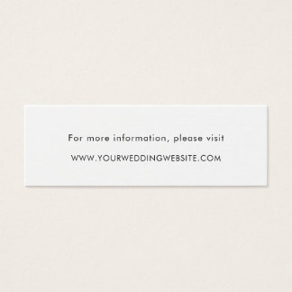 Minimalistische, moderne Hochzeitswebkarten