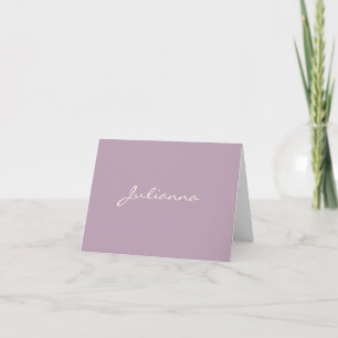 Minimalistische moderne Kalligrafie Lila Violetter