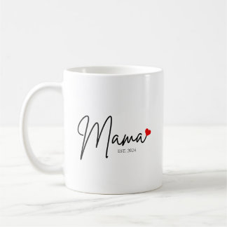 Minimalistische, moderne Kalligraphie, Mama-Gesche Kaffeetasse