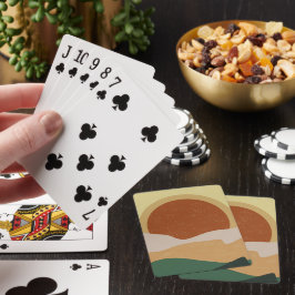 Minimalistische moderne Karten Spielkarten