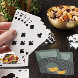 Minimalistische moderne Karten Spielkarten