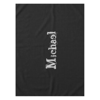 Minimalistische moderne Monogramm-Bezeichnung Schw Tischdecke