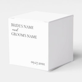 Minimalistische moderne Platzkarte für einfache Ho Geschenkschachtel
