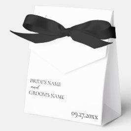Minimalistische moderne Platzkarte für einfache Ho Geschenkschachtel