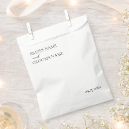 Minimalistische moderne Platzkarte für einfache Ho Geschenktütchen