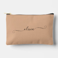 Minimalistische moderne Script neutrale braun Cust
