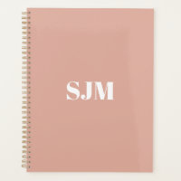 Minimalistische moderne staubige Monogramm-Initial