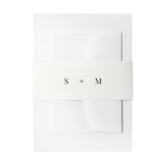 Minimalistische moderne Typografie-Hochzeit Einladungsbanderole