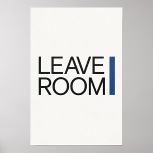 Minimalistische moderne Typografie Wandkunst zum T Poster