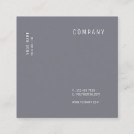 Minimalistische moderne vielseitige quadratische quadratische visitenkarte