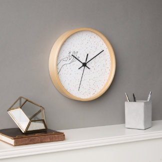 Minimalistische moderne Wanduhr | Elegantes Wohnac